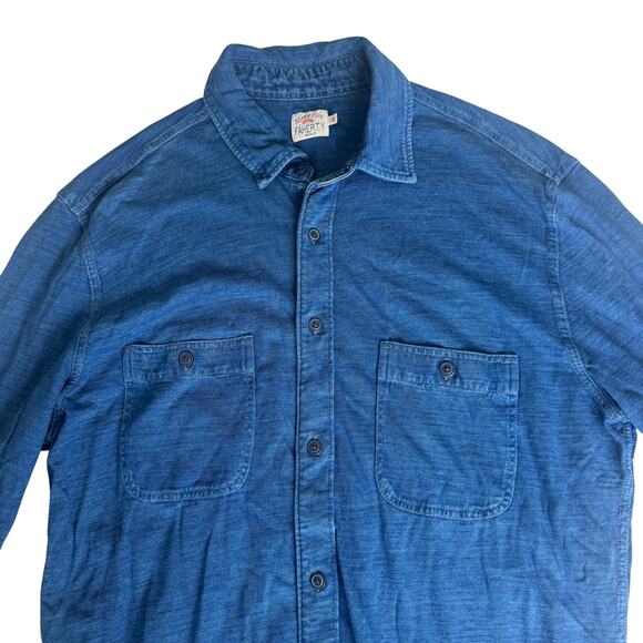 Faherty Seasons Shirt Chambray - Picture 5 of 10